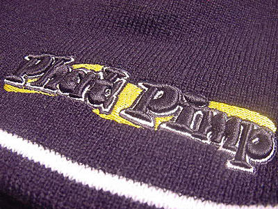 Bestickte Textilien bei der Stickerei Stoiber. Bestickte Textilien bei der Stickerei Stoiber.